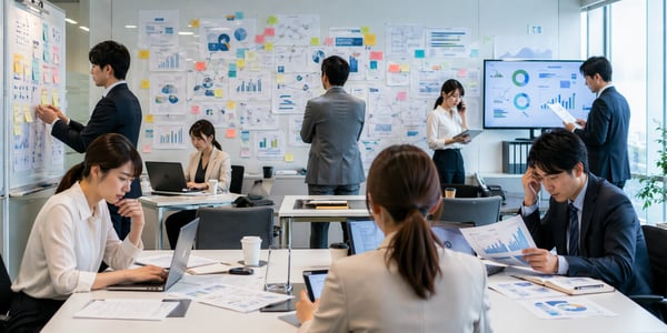 現場だけが忙しい会社のイメージ